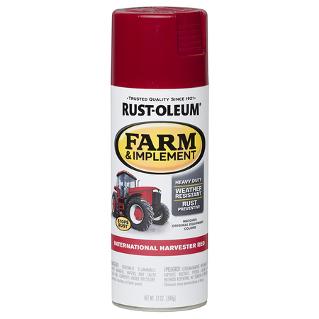 RUST-OLEUM 12 Oz International Harvester Red Specialty Farm Equipment Spray 280127